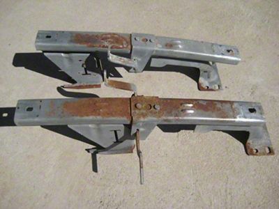 Chevy Seat Tracks, Front, Used, 1955-1956