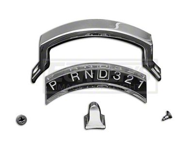 Chevy Shift Indicator Lens Kit, Turbo Hydra-Matic TH200, 700R4, 1955-1957