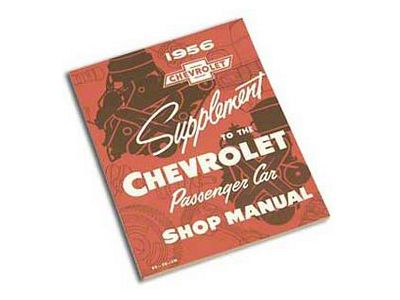 1956 Chevy Passenger Car Shop Manual Supplement