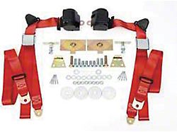Chevy Shoulder Harness/Seat Belt Kit, 3-Point Retractable, 1958-1972