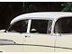 Chevy Side Glass Set, Installed In Lower Channels, Clear, 2-Door Sedan, 1955-1957
