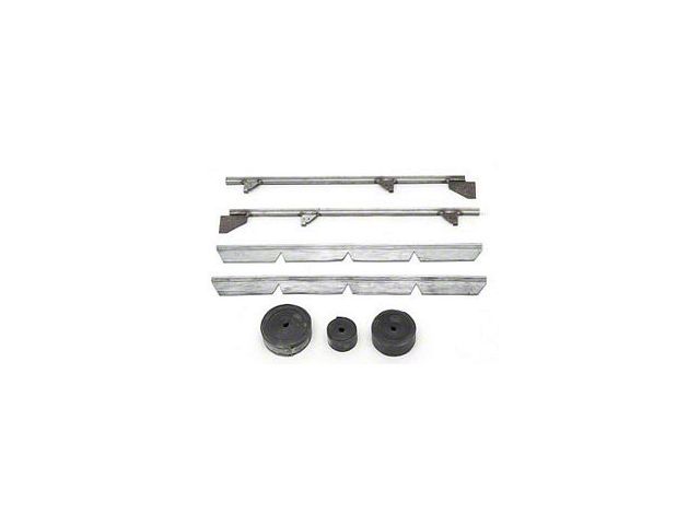 Side Glass Setting Kit,With Channels,Hardtop Or Conv,55-57
