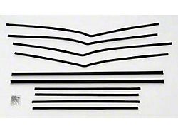 4 Door Hardtop Side Glass Window Felt Kit (56-57 Chevy Bel Air; 56-57 Chevy 210)