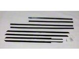 Chevy Side Glass Window Felt Kit, Bel Air 4-Door Hardtop, 1956-1957 (Bel Air 4-Door, Sports Sedan)