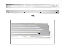 Sill Plates, Billet Aluminum, Ball Milled, 2-Door (55-57 Chevy Bel Air; 55-57 Chevy 150; 55-57 Chevy 210)