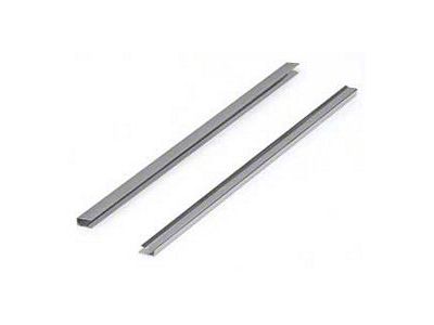 Chevy Slider Glass Vertical Trim, Stainless Steel, Nomad, 1955-1957 (Nomad, All Models)