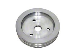 Chevy Small Block Aluminum Crankshaft Pulley, Small Water Pump, 2 Groove