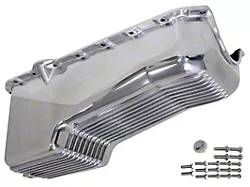 Aluminum Stock Capactiy Oil Pan; Retro Fin (80-85 Corvette C3 & C4)