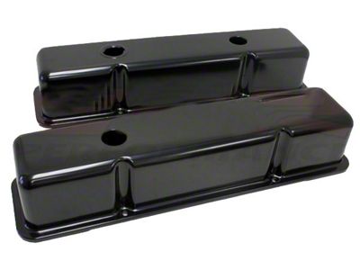 Chevy Small Block Black Tall Style Valve Covers