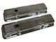 Chevy Small Block Chrome Valve Covers With 350 Logo, Short,1958-1986