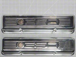 Retro Finned Tall Valve Cover w/o Hole Fits 58-86 SBC Chevy Polished Aluminum Retro Finned Tall Valve Cover w/o Hole Fits 58-86 SBC Chevy Polished Aluminum