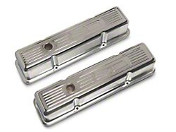 Valve Covers,S/B,Chrome,350 Logo,Tall,1958-1986 