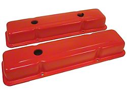 Valve Covers,S/B,Orange,OE Style,1958-1986