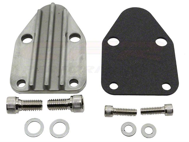 Fuel Pump Block-Off Plate, Raw