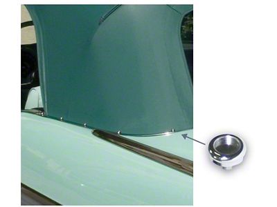 Chevy Snap Rivet, Convertible Top Boot, 1955-1957 (Bel Air Convertible)