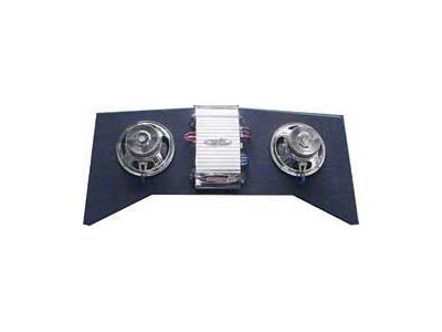 Custom Autosound Chevy Speaker Panel, Backseat Driver, With 8 Subwoofers & BOSS 400 Watt Amp, 1955-1957