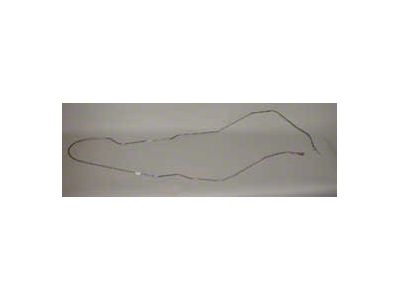 Chevy Stainless Steel Fuel Line, Convertible Long Inside Frame, 1955-1957 (Bel Air Convertible)