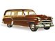 Chevy Stationary Quarter Glass, Clear, Station Wagon, Except'49 Woody, 1949-1952 (Styleline Deluxe, Station Wagon, Steel)