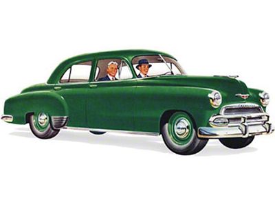 Chevy Stationary Vent Glass, Clear, Styleline 150 4-Door Sedan, 1949-1951