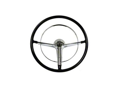 Chevy Steering Wheel, Complete Retromod, 16 Diameter, Tri-5, 1955-1956