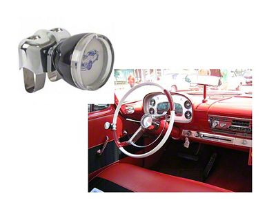 Steering Wheel Spinner Knob, Traditional Photo, 1949-1957