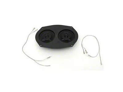 Custom Autosound In-Dash Dual Speaker; 6x9-Inch (55-57 150, 210, Bel Air, Nomad)