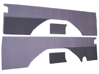 Chevy Suburban Door Panel Set, Encore Velour With Carpet, With Rear Cargo Doors, 1981-1988