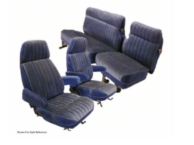 Chevy Suburban Seat Cover Set, Complete, Encore Velour, 1981-1991