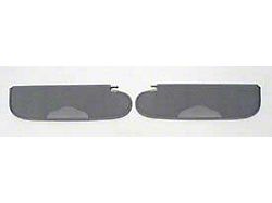 Chevy Sunvisors, Covered, 4-Door Sedan, Bel Air, 1955