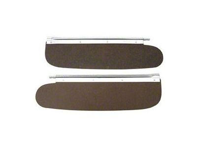 Uncovered Sun Visors (55-57 150 Hardtop, Sedan, 210 Hardtop, Sedan, Bel Air Hardtop, Sedan)