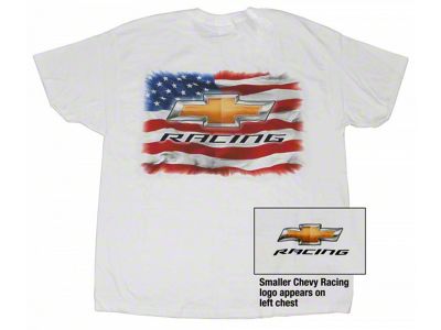 Chevy T-Shirt, American Chevrolet Racing, White