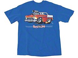 Chevy T-Shirt, Warped Heads Custom, 1955