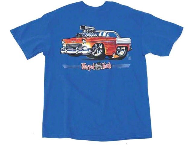 Chevy T-Shirt, Warped Heads Custom, 1955