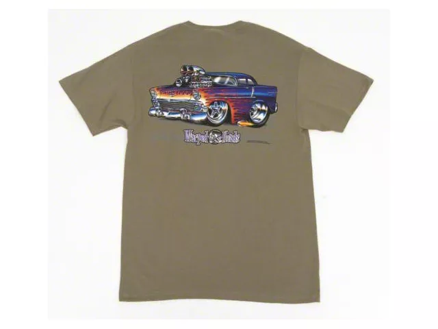 Chevy T-Shirt, Warped Heads Custom, 1956