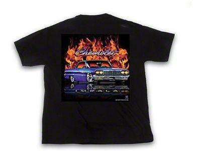 Chevy T-Shirt, With Flames, Impala, 1964
