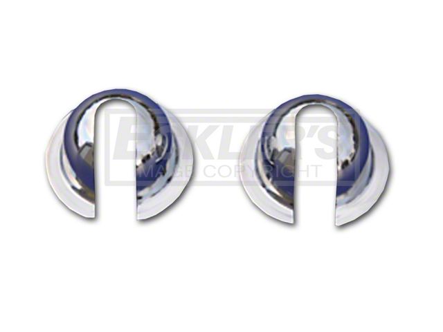 Chevy Tailgate Cable Balls, Original Style Chrome, For Nomad & Wagon, 1955-1957