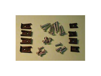 Taillight Assembly Clip & Screw Set (1955 Chevy Bel Air; 1955 Chevy 150; 1955 Chevy 210; 1955 Chevy Nomad)