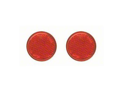 Taillight Reflectors,Red,1956