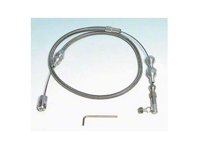 Chevy Throttle Cable, With Carburetor, Lokar, 1955-1957