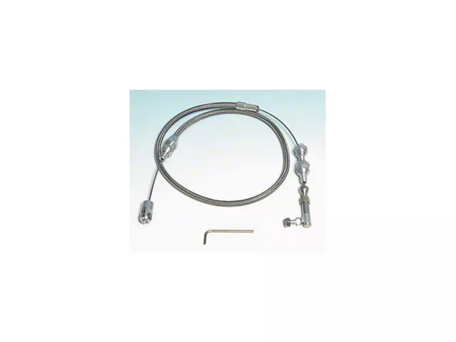 Chevy Throttle Cable, With Carburetor, Lokar, 1955-1957