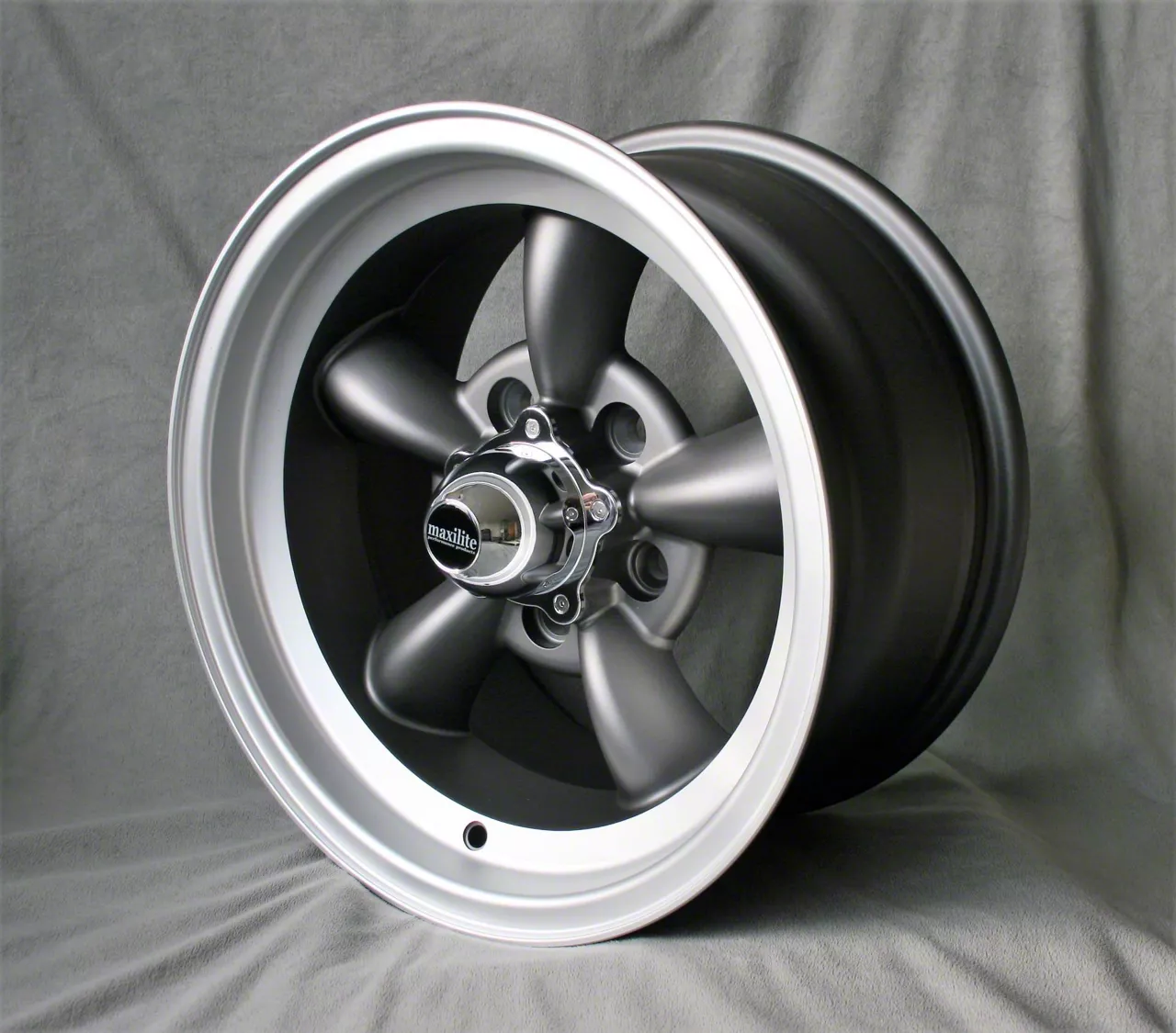 Ecklers Torque Thrust Style Anthracite/Diamond Cut Wheel; 15x8; 0mm ...