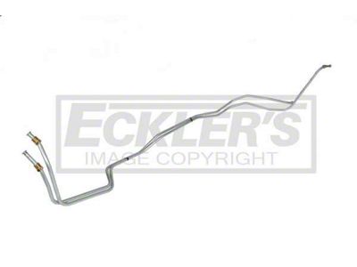 Chevy Transmission Cooler Line, Powerglide, V8, Twelve InchSpacing, Stainless Steel 1967-1968