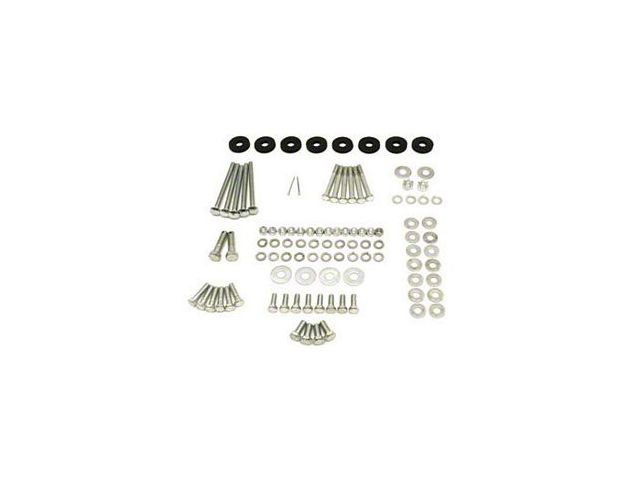 Chevy Transmission Installation Bolt Set, Turbo-Hydra-Matic200, 350 Or 700R4 TH200, 350, 700R4 , 1955-1957