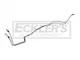 Chevy Transmission Cooler Line, Powerglide, V8, Small Block, Stainless Steel 1965-1966