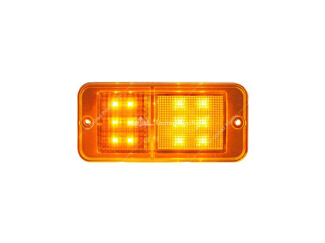 12-LED Standard Style Side Marker Light; Amber (68-72 C10, C20, K10, K20)