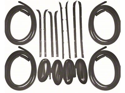 16-Piece Window Channel Seal Kit (73-91 C10, C15, C1500, C2500, C3500, K10, K15, K1500, K2500, K3500)