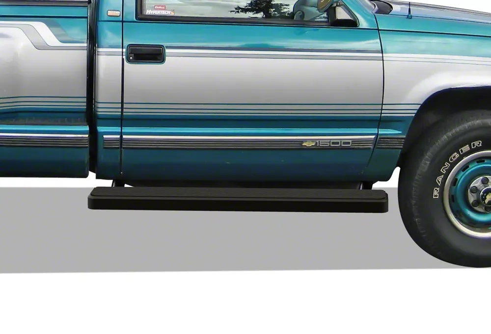 6 Inch iStep Running Boards Black 88 99 C1500 C2500 C3500 K1500 K2500 K3500 Regular Cab