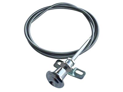 Air Vent Cable with Chrome Knob (Late 55-59 Chevrolet/GMC Truck)
