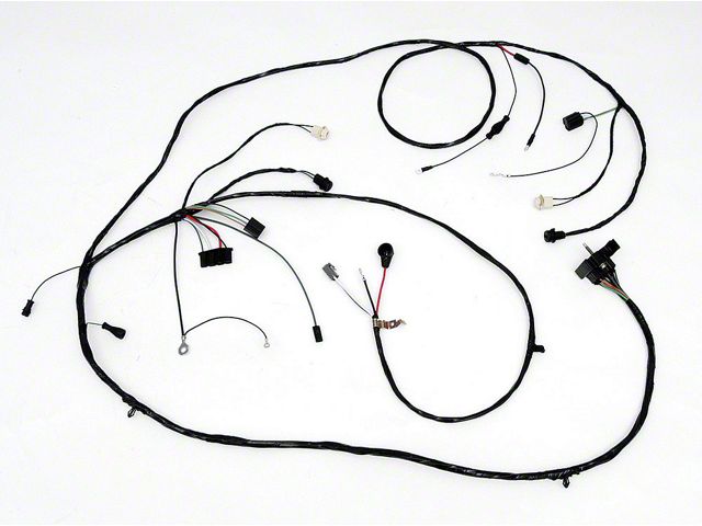 Chevy Truck Alternator & Front Light Wiring Harness, With Gauges & Side Marker Lights, 1969-1972