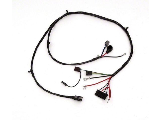 Chevy Truck Alternator & Front Light Wiring Harness, With Warning Lights, 1963-1966